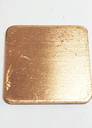 Медный термоинтерфейс 0.3мм - 15х15мм