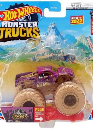 Hot wheels monster jam trucks podium crasher позашляховик джип...