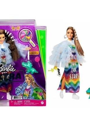 Barbie барбі екстра модниця у синьому жакеті extra 9 style