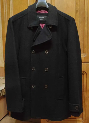 Пальто superior high class woolmark woolrich blend куртка бушлат1 фото