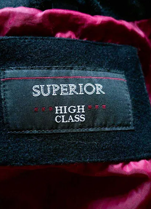 Пальто superior high class woolmark woolrich blend куртка бушлат2 фото