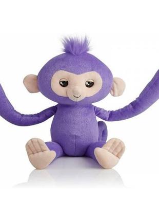 Wowwee fingerlings м'яка інтерактивна мавпочка-обнімашка кікі ...8 фото