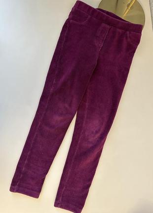 Вельветовые леггинсы лосины джинсы длина 64 см,1 фото