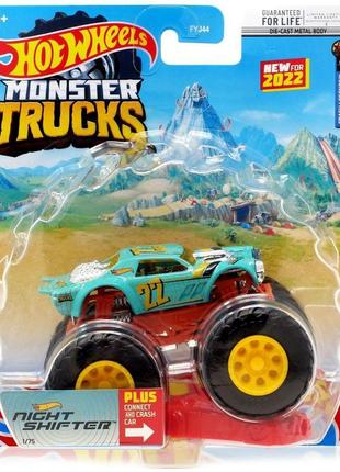 Hot wheels monster jam зовнішній джіп 1 64 scale fyj44 night s...