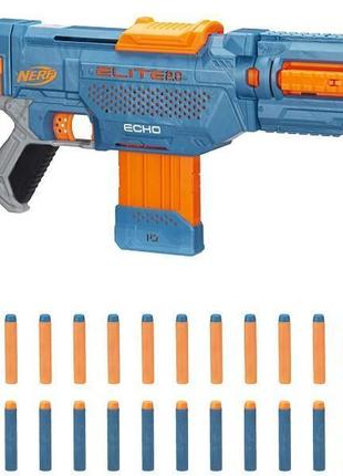 Nerf elite 2.0 бластер echo cs-10 blaster і 24 патрони