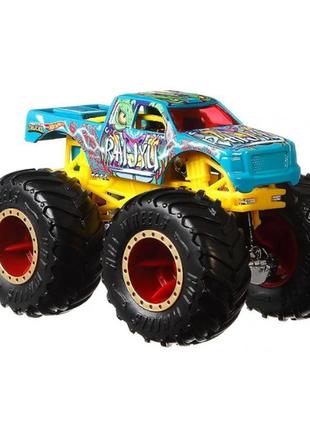 Hot wheels monster trucks набор внедорожников 1:64 scale gjf66...4 фото