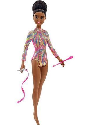 Barbie rhythmic gymnast кукла барби гимнастка brunette doll gtw37