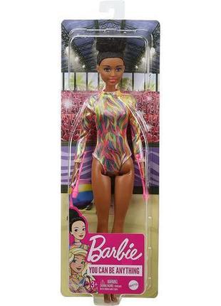 Barbie rhythmic gymnast кукла барби гимнастка brunette doll gtw373 фото
