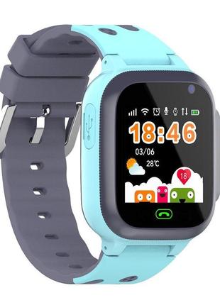 Дитячий багатофункціональний смарт годинник uwatch y92 2g блак...