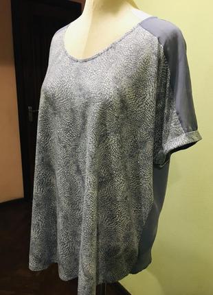 Ошатна туніка - блуза 54-58 розмір і позолочене срібло