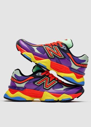 New balance 9060 prism purple для женщин качество высокое приятные в носке удобные повседневные