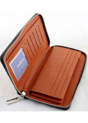 Чоловічий гаманець клатч портмоне барсетка baellerry sw009 кор...2 фото
