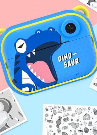Дитячий фотоапарат миттєвого друку toy g3 pro динозавр dinosau...5 фото
