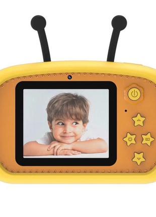 Дитячий цифровий фотоапарат smart kids toy g9 бджілка жовта 2 ...2 фото