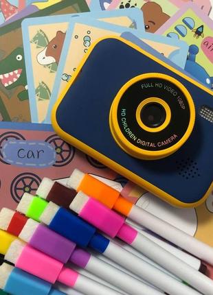 Дитячий сенсорний фотоапарат 3d android smart kids toy s5 pro ...3 фото