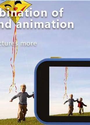 Дитячий сенсорний фотоапарат 3d android smart kids toy s5 pro ...6 фото
