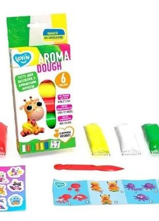 Набір для ліплення з тістом 6 кольорів aroma assorted tm lovin /36/ 41199  ish