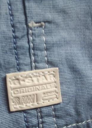 Брендовая натуральная рубашка g-star raw6 фото