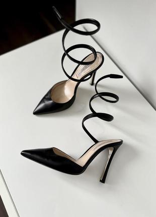 Итальянские кожаные туфли молния, 37р