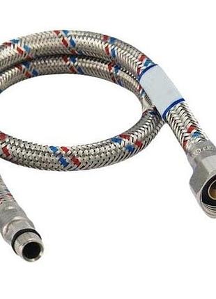 Шланг для води в нерж обплетенні sandi plus 1/2" м10 150 см го...