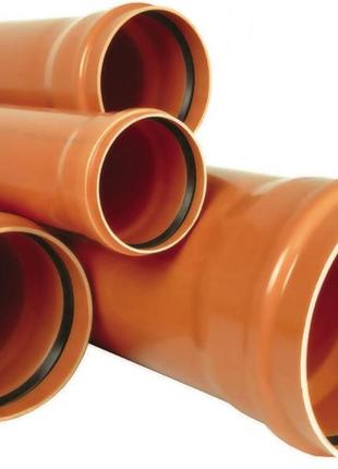 Труба 160х3000 зовнішня каналізація valrom