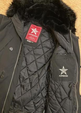 Airboss зимняя куртка длинная6 фото