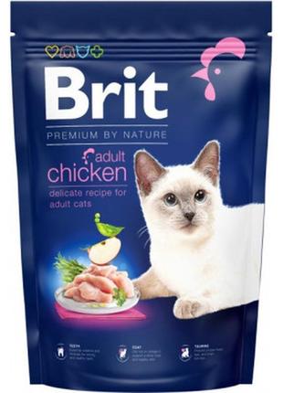 Сухий корм для кішок brit premium by nature cat adult chicken ...