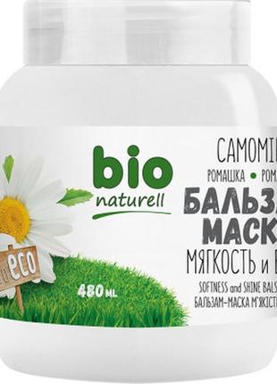 Маска для волосся bio naturell ромашка м'якість і блиск 480 мл...