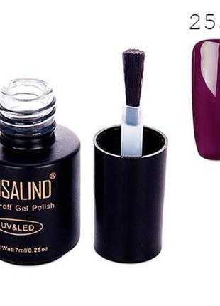 Гель-лак для нігтів манікюру 7 мл rosalind, шелак, 2558 ожина,...