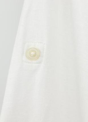 Чоловіча сорочка zara man linen4 фото