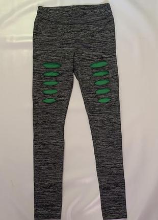 Лосины, леггинсы спортивные xs