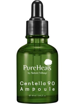 Сироватка для обличчя pureheal's centella 90 ampoule відновлен...