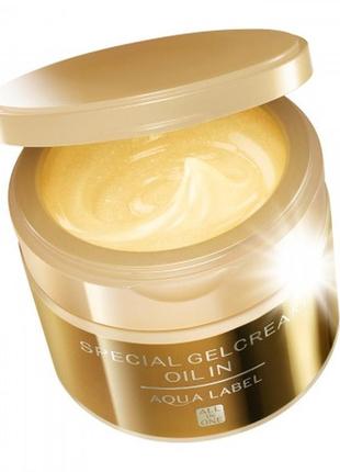 Shiseido aqualabel special gel cream oil in - антивозрастной коллагеновый гель-крем, 90 г.