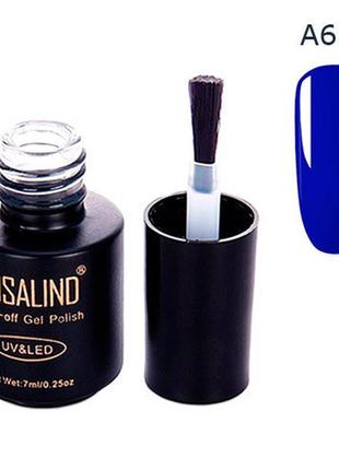 Гель-лак для нігтів манікюру 7 мл rosalind, шелак, а610 неон с...