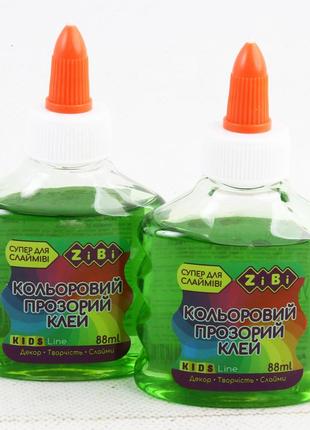 Уценка 30% клей (для слаймов) зеленый прозрачный на pva-основе, 88 мл zb.6111-04  ish