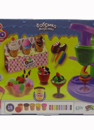 Набор теста для лепки danko-toys "master do""фабрика мороженого" tmd-06-01  ish