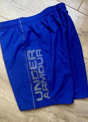 Шорты under armour heatgear big logo shorts. m.идеальное состояние