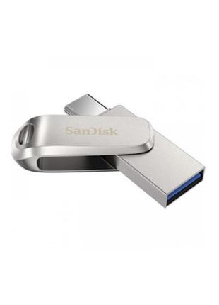 Usb флеш накопитель sandisk 256gb ultra dual drive luxe usb 3....