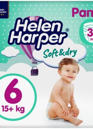 Підгузок helen harper soft&dry; xl розмір 6 (+15 кг) 36 шт (54...