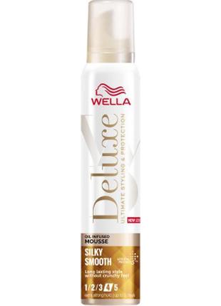 Мус для волосся wella deluxe шовкова гладкість 200 мл (3614229...