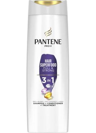 Шампунь pantene pro-v 3 в 1 об'ємні та міцні 360 мл (800109086...