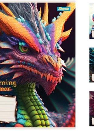 Зошити а5/18 лінія 1в dragon, зошит учнів. 25 шт. в уп. 766339 766339  ish