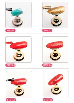 Гель-лак для нігтів манікюру 7 мл rosalind, шелак, 2551 лаванда2 фото