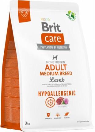 Сухий корм для собак brit care dog hypoallergenic adult medium...