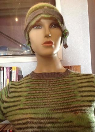 Нежный, мягенький, прелестный комплект свитер+шапочка+гетры, бренда sela, р. 46-48.1 фото