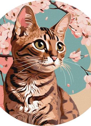 Набір для розпису по номерах. "чарівне кошеня" d39см кно-r1012