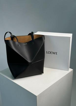 Сумка premium loewe medium puzzle leather tote bag