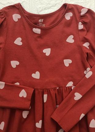 Платье с сердечками h&m 5