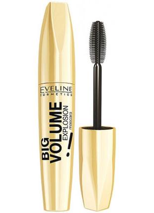 Туш для вій eveline cosmetics big volume explosion чорна 11 мл...