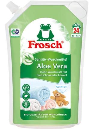 Гель для прання frosch aloe vera sensitiv 1.8 л (4001499960239)